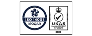 ISO 14001 certification badge