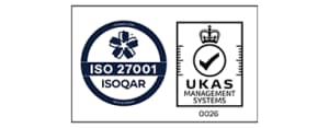 ISO 27001 certification badge