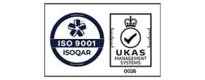 ISO 9001 certification badge