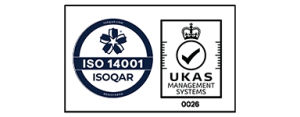 ISO 14001 certification badge